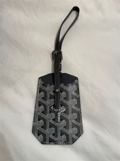 goyard luggage tag|purple goyardine luggage tags.